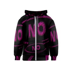 No Cancellation Rejection Kids  Zipper Hoodie by Celenk