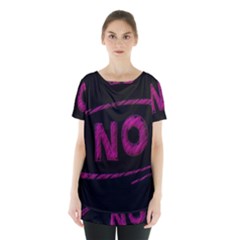 No Cancellation Rejection Skirt Hem Sports Top