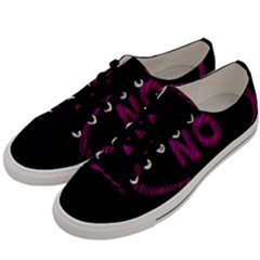 No Cancellation Rejection Men s Low Top Canvas Sneakers by Celenk