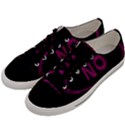 No Cancellation Rejection Men s Low Top Canvas Sneakers View2