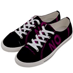 No Cancellation Rejection Women s Low Top Canvas Sneakers by Celenk