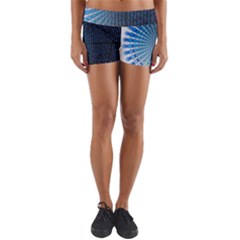 Data Computer Internet Online Yoga Shorts