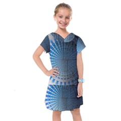 Data Computer Internet Online Kids  Drop Waist Dress