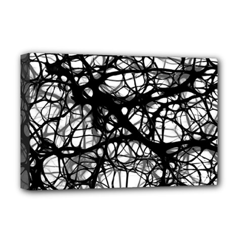 Neurons Brain Cells Brain Structure Deluxe Canvas 18  X 12   by Celenk