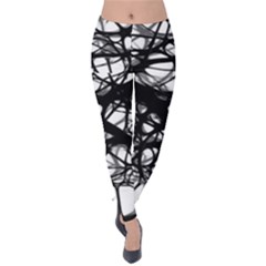 Neurons Brain Cells Brain Structure Velvet Leggings by Celenk