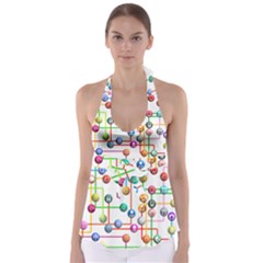 Icon Media Social Network Babydoll Tankini Top by Celenk