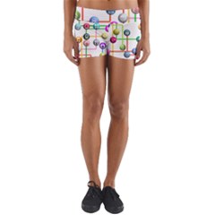 Icon Media Social Network Yoga Shorts