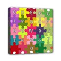 Puzzle Part Letters Abc Education Mini Canvas 6  x 6  View1