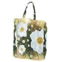 Summer Anemone Sylvestris Giant Grocery Zipper Tote View2