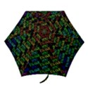 Thank You Font Colorful Word Color Mini Folding Umbrellas View1