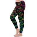 Thank You Font Colorful Word Color Classic Winter Leggings View2