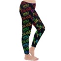 Thank You Font Colorful Word Color Classic Winter Leggings View3