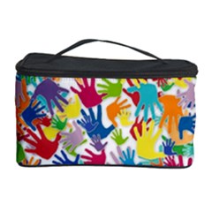 Volunteers Hands Voluntary Wrap Cosmetic Storage Case by Celenk