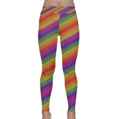 Spectrum Psychedelic Green Classic Yoga Leggings by Celenk