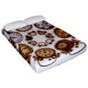 Time Clock Alarm Clock Time Of Fitted Sheet (California King Size) View2