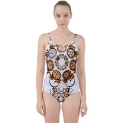 Time Clock Alarm Clock Time Of Cut Out Top Tankini Set