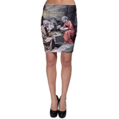 The Birth Of Christ Bodycon Skirt by Valentinaart