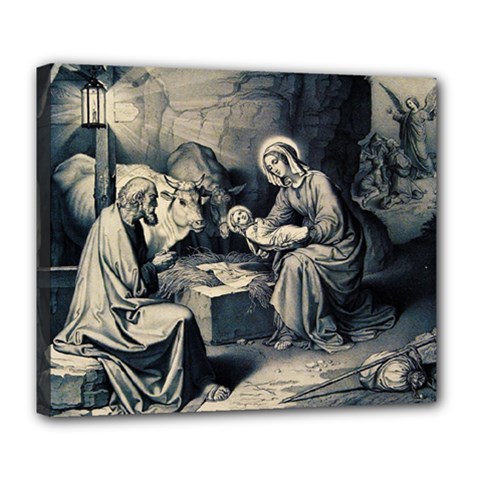 The Birth Of Christ Deluxe Canvas 24  X 20   by Valentinaart