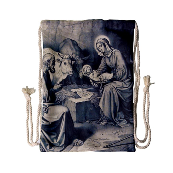 The birth of Christ Drawstring Bag (Small)