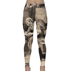 The Birth Of Christ Classic Yoga Leggings by Valentinaart