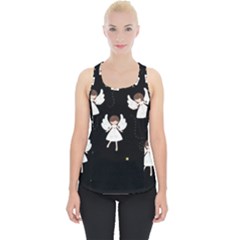 Christmas Angels  Piece Up Tank Top