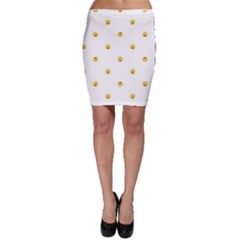 Happy Sun Motif Kids Seamless Pattern Bodycon Skirt by dflcprintsclothing