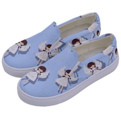 Christmas Angels  Kids  Canvas Slip Ons by Valentinaart