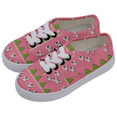 Christmas Angels  Kids  Classic Low Top Sneakers by Valentinaart