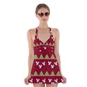 Christmas angels  Halter Dress Swimsuit  View1