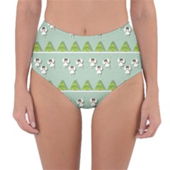 Christmas Angels  Reversible High-waist Bikini Bottoms by Valentinaart