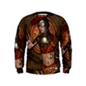 Steampunk, Wonderful Steampunk Lady Kids  Sweatshirt View1