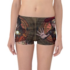 Steampunk, Wonderful Steampunk Lady Boyleg Bikini Bottoms