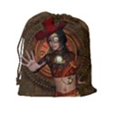 Steampunk, Wonderful Steampunk Lady Drawstring Pouches (XXL) View2