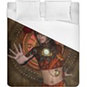 Steampunk, Wonderful Steampunk Lady Duvet Cover (California King Size) View1