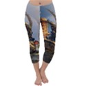 Wonderful Seascape With Mushroom House Capri Winter Leggings  View1