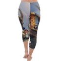 Wonderful Seascape With Mushroom House Capri Winter Leggings  View4