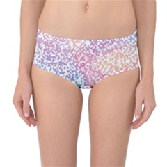 Festive Color Mid-waist Bikini Bottoms by Colorfulart23