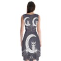 Mandala, Cute Owl On The Moon Sleeveless Chiffon Dress   View2