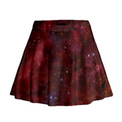 Abstract Fantasy Color Colorful Mini Flare Skirt by Celenk