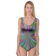 Burst Colors Ray Speed Vortex Princess Tank Leotard  by Celenk