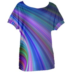 Background Abstract Curves Women s Oversized Tee by Celenk