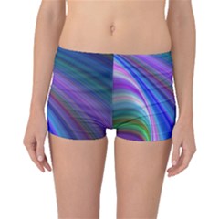 Background Abstract Curves Boyleg Bikini Bottoms by Celenk