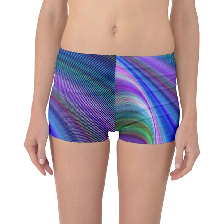 Background Abstract Curves Boyleg Bikini Bottoms