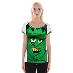 Buy Me A Coffee Halloween Cap Sleeve Tops by Celenk