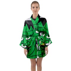 Buy Me A Coffee Halloween Long Sleeve Kimono Robe by Celenk