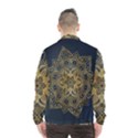 Gold Mandala Floral Ornament Ethnic Wind Breaker (Men) View2