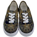 Gold Mandala Floral Ornament Ethnic Kids  Classic Low Top Sneakers View1