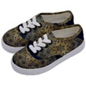 Gold Mandala Floral Ornament Ethnic Kids  Classic Low Top Sneakers View2