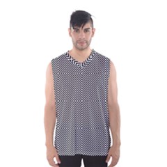 Diagonal Stripe Pattern Seamless Men s Basketball Tank Top