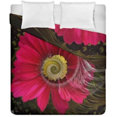 Fantasy Flower Fractal Blossom Duvet Cover Double Side (california King Size) by Celenk